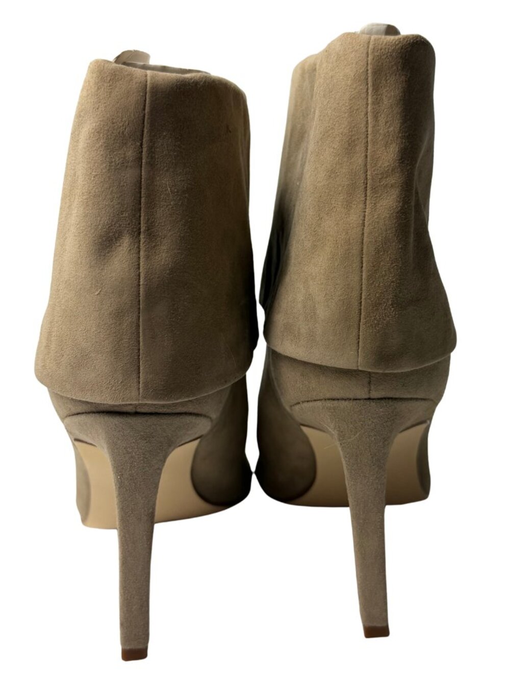 Calvin Klein Bethany Suede Fold-Over Pointed Toe Booties Tan Size 8.5 NEW - Picture 5 of 10